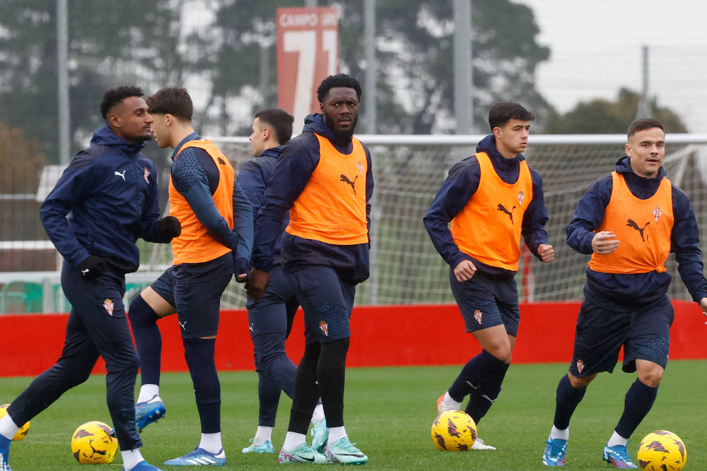 Entrenamiento del Sporting (30/11/2023)