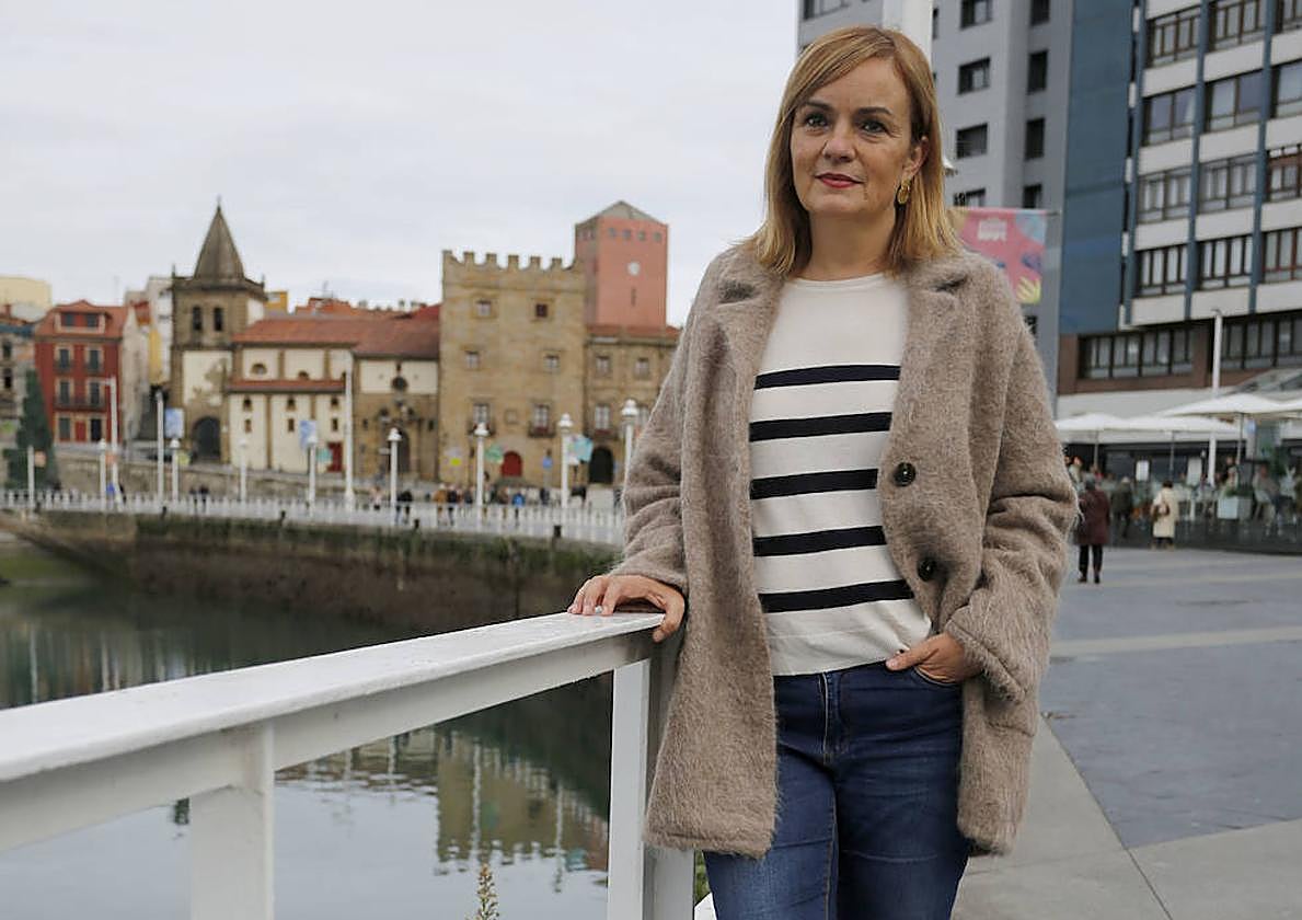 La diputada de Podemos, Covadonga Tomé, ayer, en Gijón.