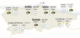 El tiempo que hará en Asturias este lunes 4 de diciembre