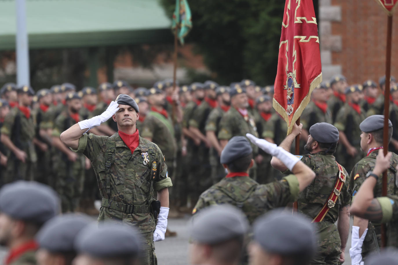 Cabo Noval celebra la Inmaculada, patrona de Infantería