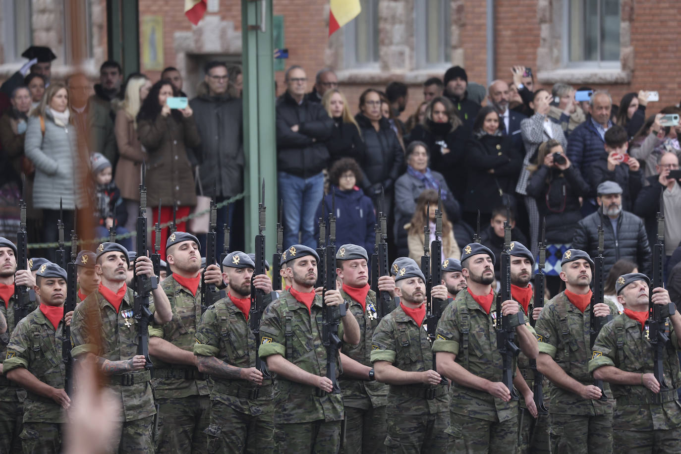 Cabo Noval celebra la Inmaculada, patrona de Infantería