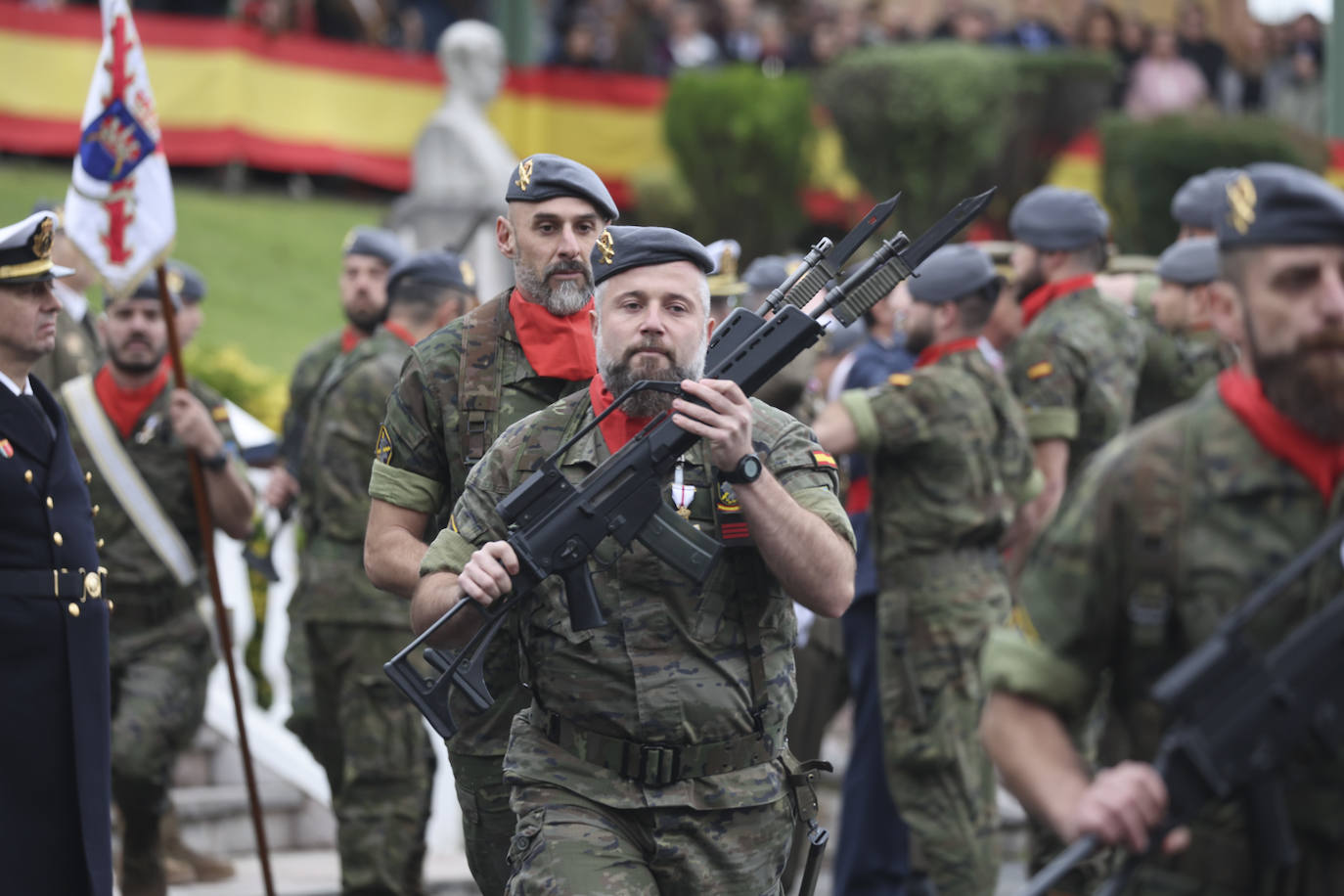 Cabo Noval celebra la Inmaculada, patrona de Infantería