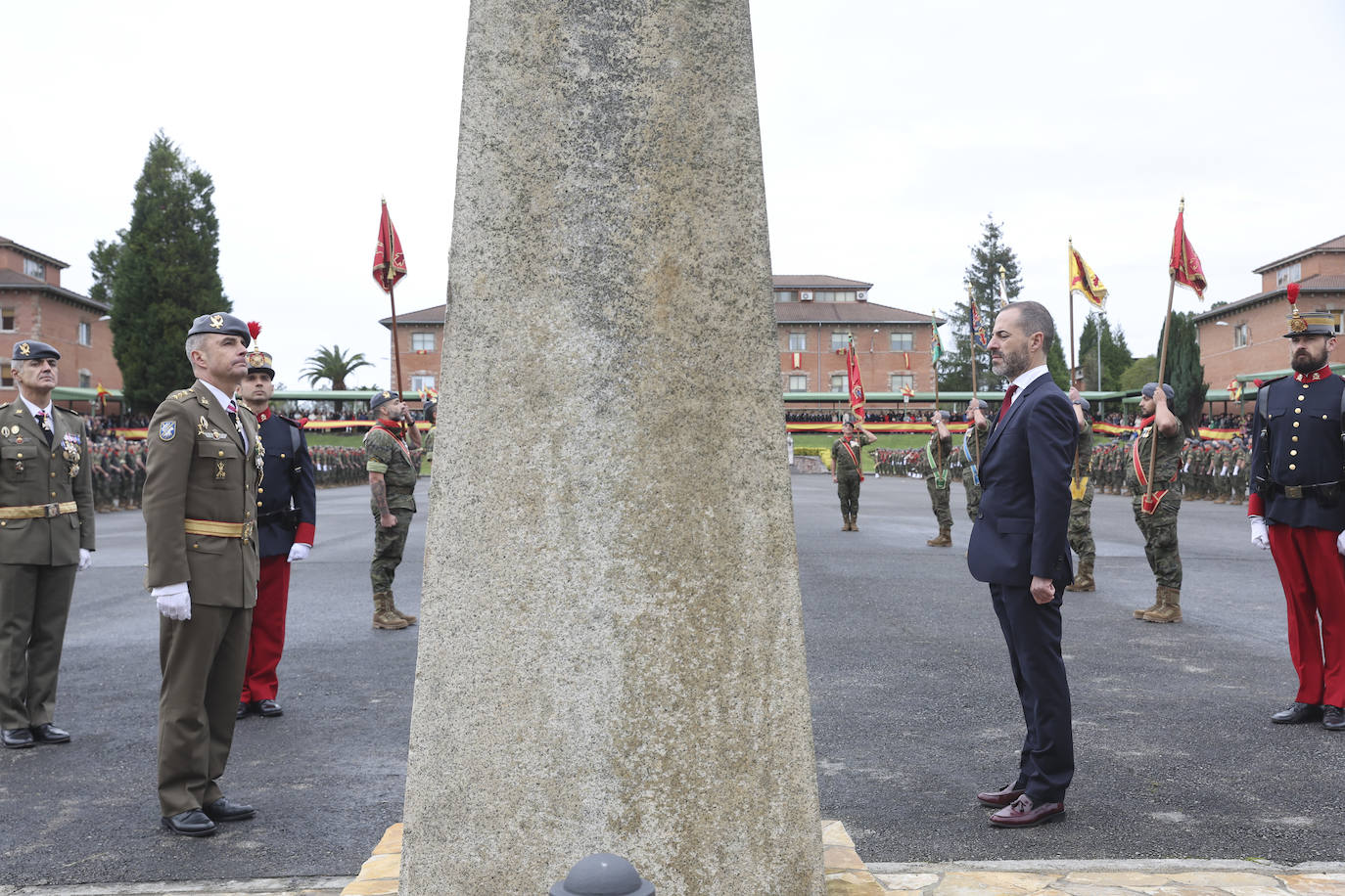 Cabo Noval celebra la Inmaculada, patrona de Infantería