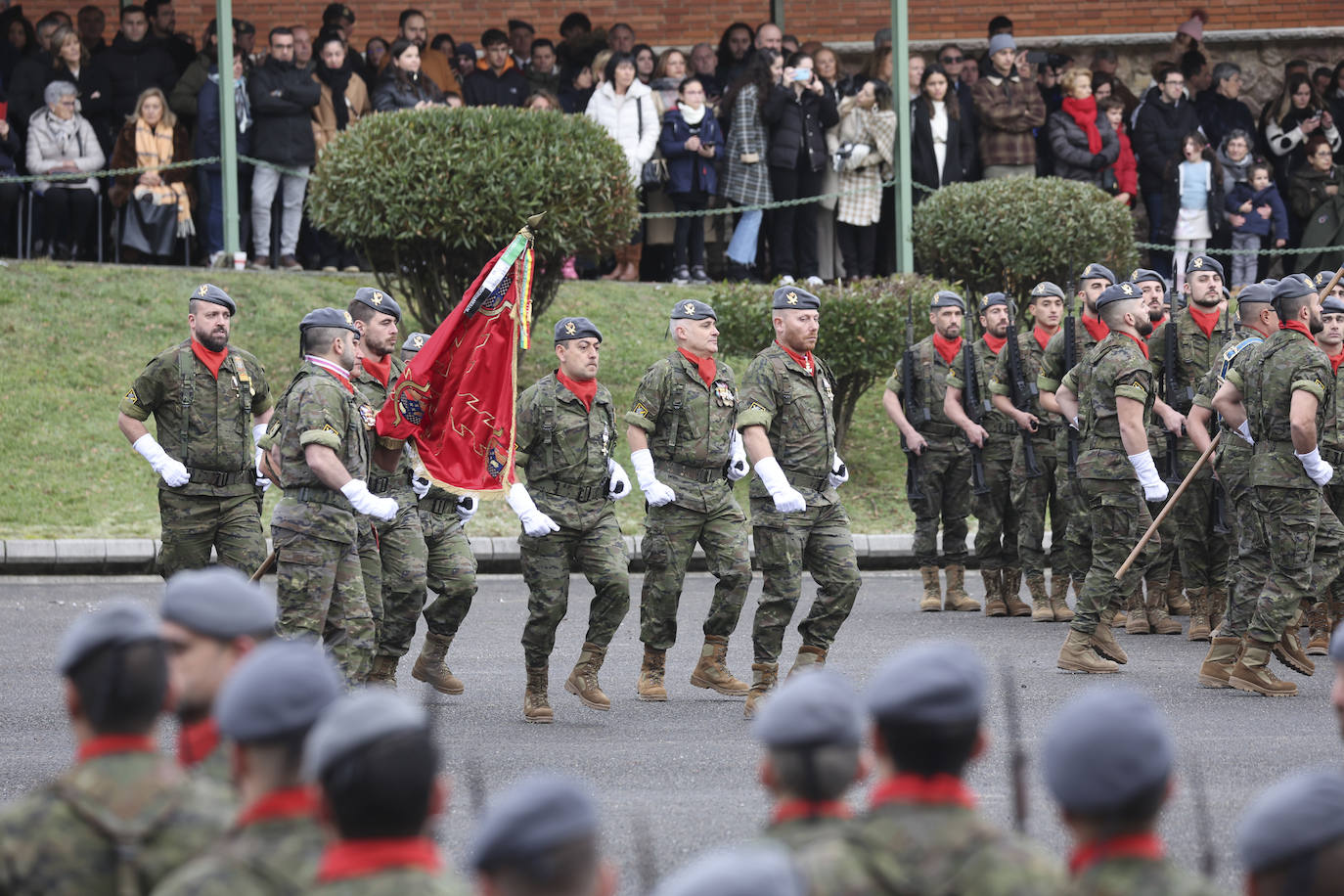 Cabo Noval celebra la Inmaculada, patrona de Infantería