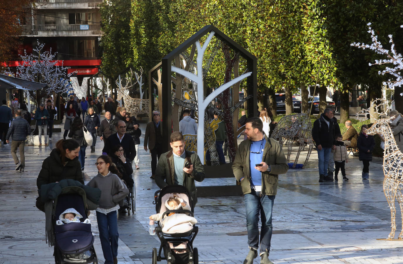 Asturias, abarrotada por el puente