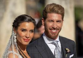 Pilar Rubio y Sergio Ramos, el día de su boda.