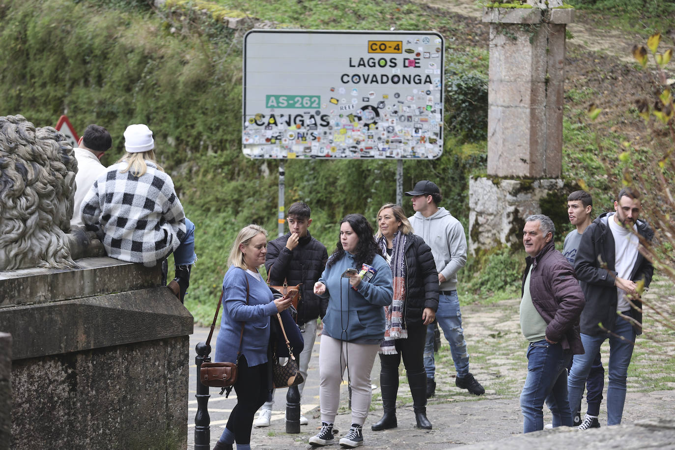 Asturias, abarrotada por el puente