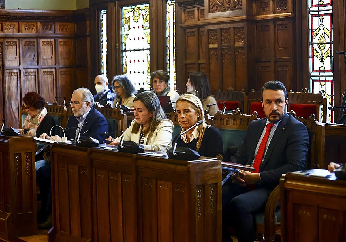 Un momento de la comparecencia.