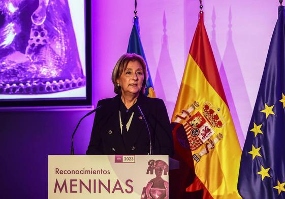 Delia Losa, en la entrega de los últimos Premios Meninas.