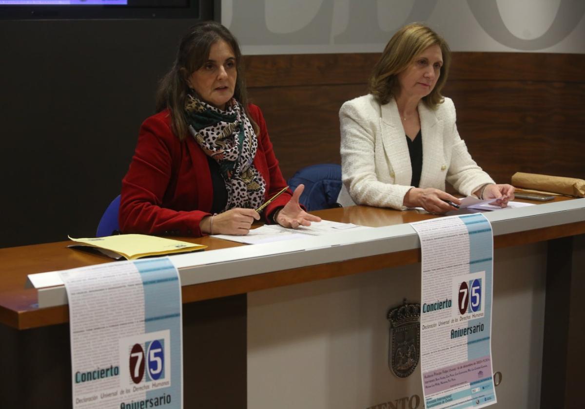 María Velasco y Conchita Fernández Pol.