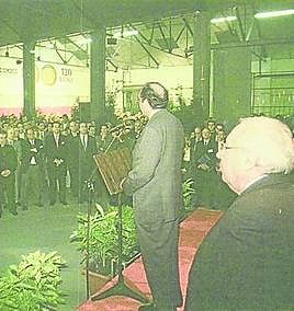 El acto se celebró en la rotativa.