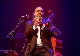 Diego el Cigala, anoche en la Laboral.