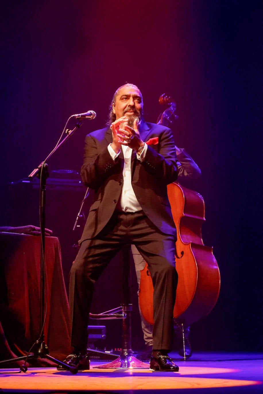 Diego el Cigala, anoche en la Laboral.