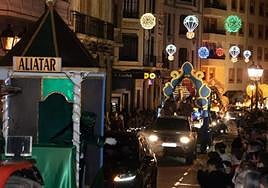 Imagen de las carrozas de Pravia el año pasado.