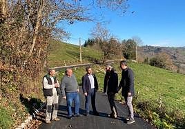 Tino Costales, José Miyar, Gerardo Fabián, Manuel Calvo yJorge Olmo.