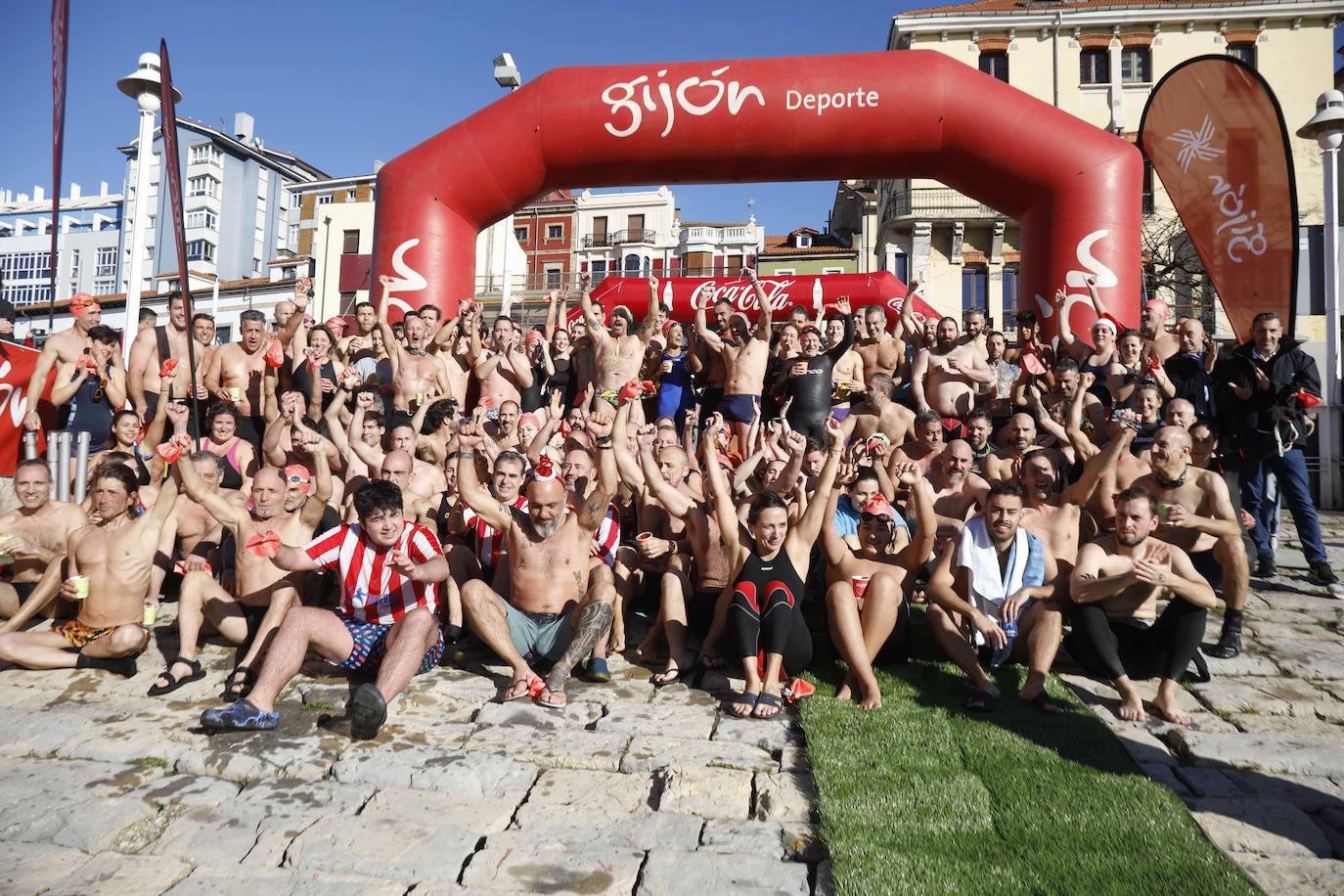 Las imágenes de la Travesía de Navidad en Gijón