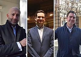 De izquierda a derecha: Mariano Rivas, Iván López e Iván Cuervo.