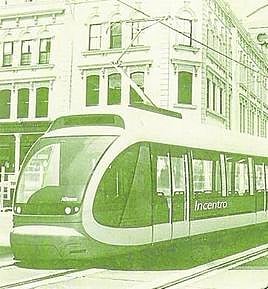 Un tranvía moderno, en 1998.