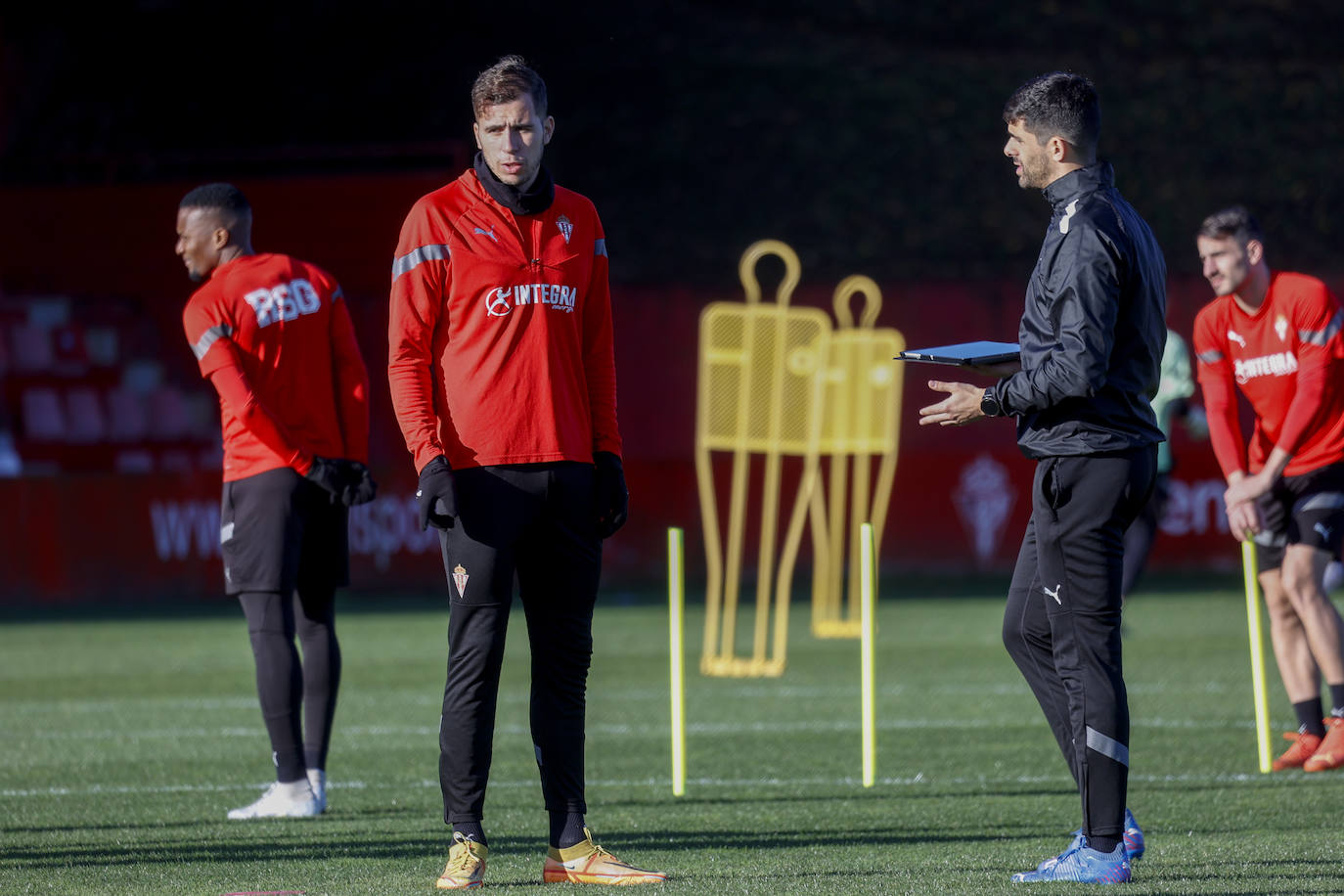 Fotos: Entrenamiento del Sporting (02/01/23)