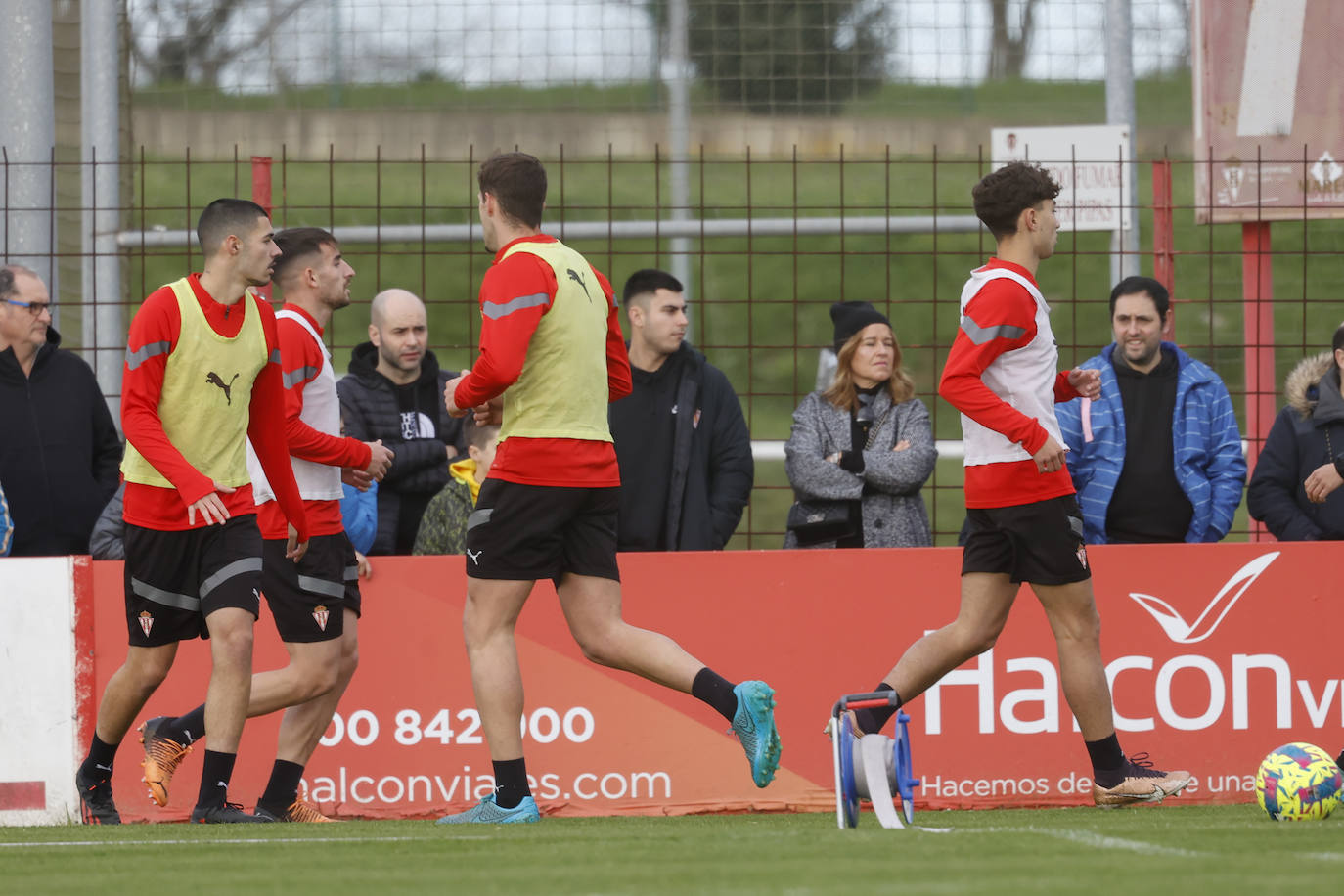 Fotos: Entrenamiento del Sporting (04-01-2023)