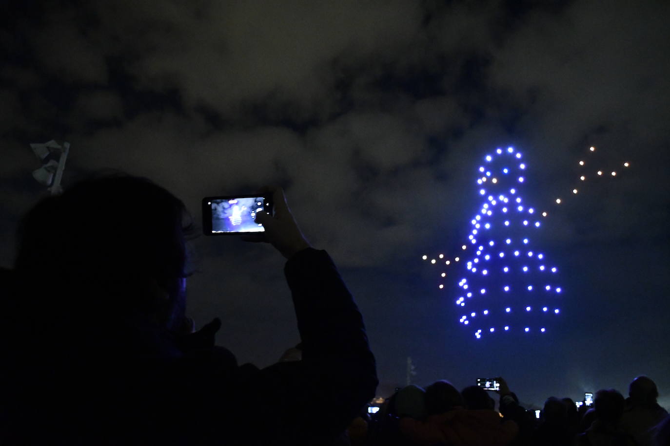 Fotos: Una coreografía de luces de colores e ilusión