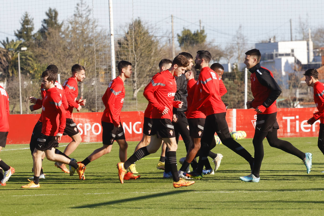 Fotos: Entrenamiento del Sporting (05/01/2023)