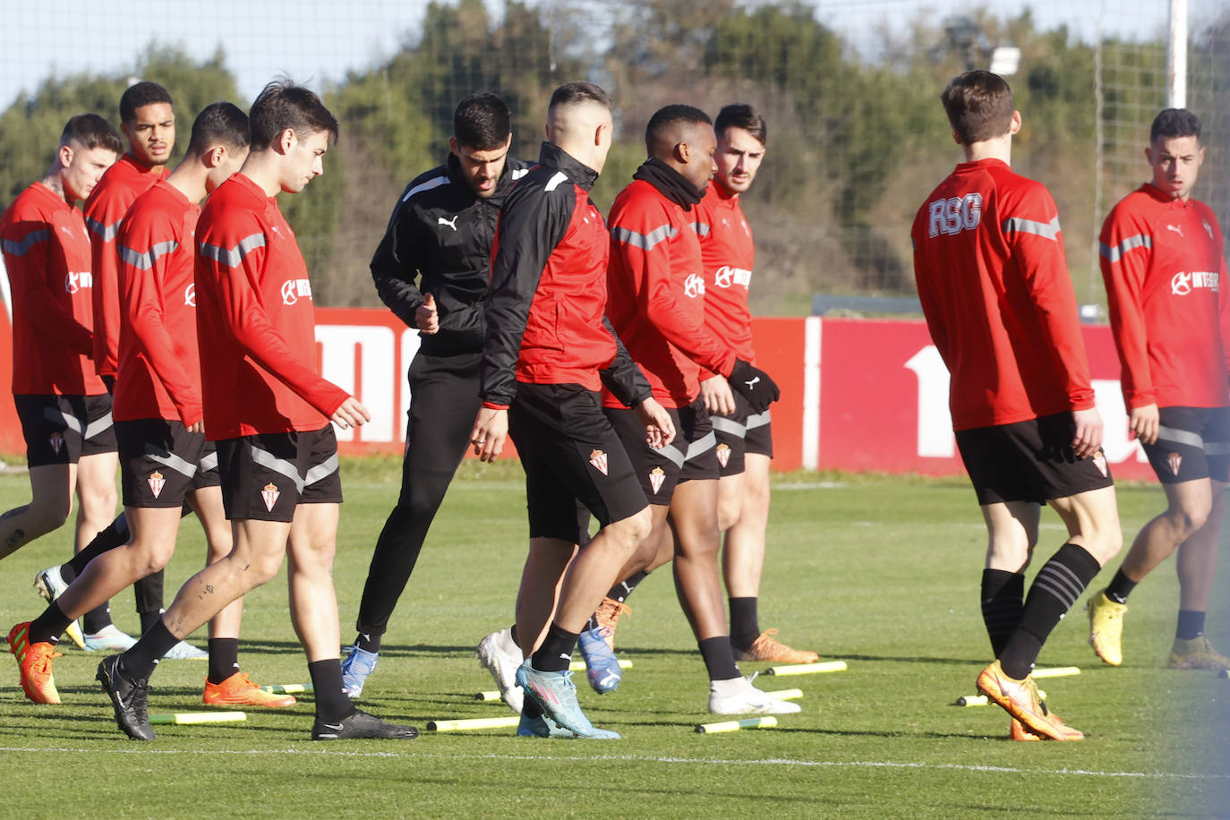 Fotos: Entrenamiento del Sporting (05/01/2023)