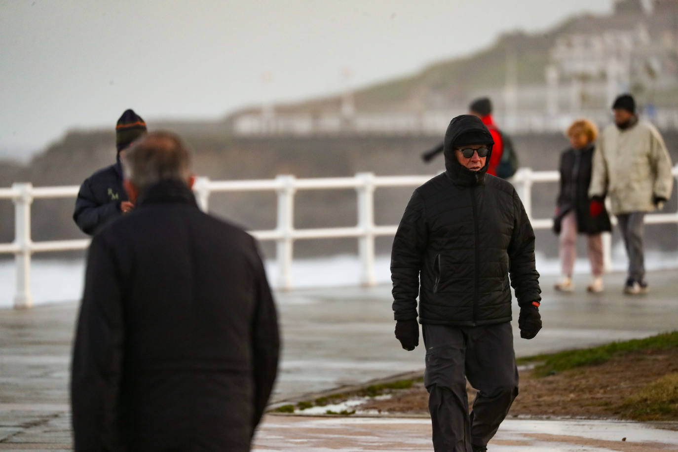 Fotos: El impresionante oleaje que pone en alerta a Asturias