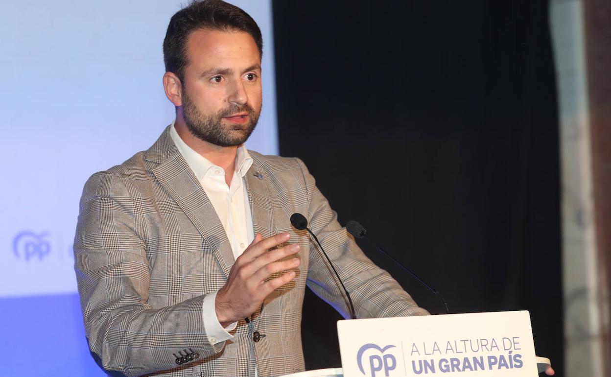 Álvaro Queipo, secretario general del PP asturiano.