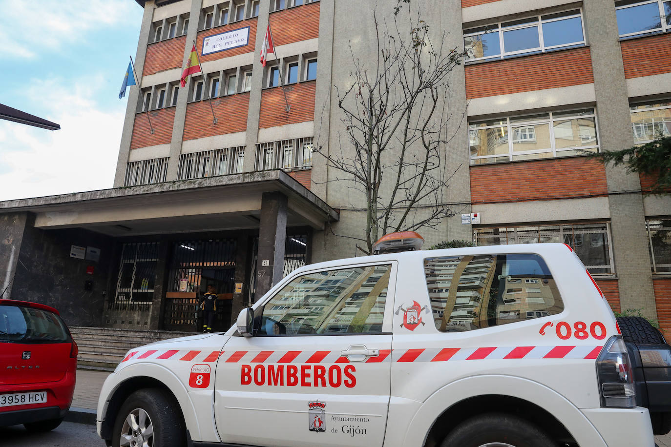 Fotos: Derrumbe en el colegio Rey Pelayo de Gijón