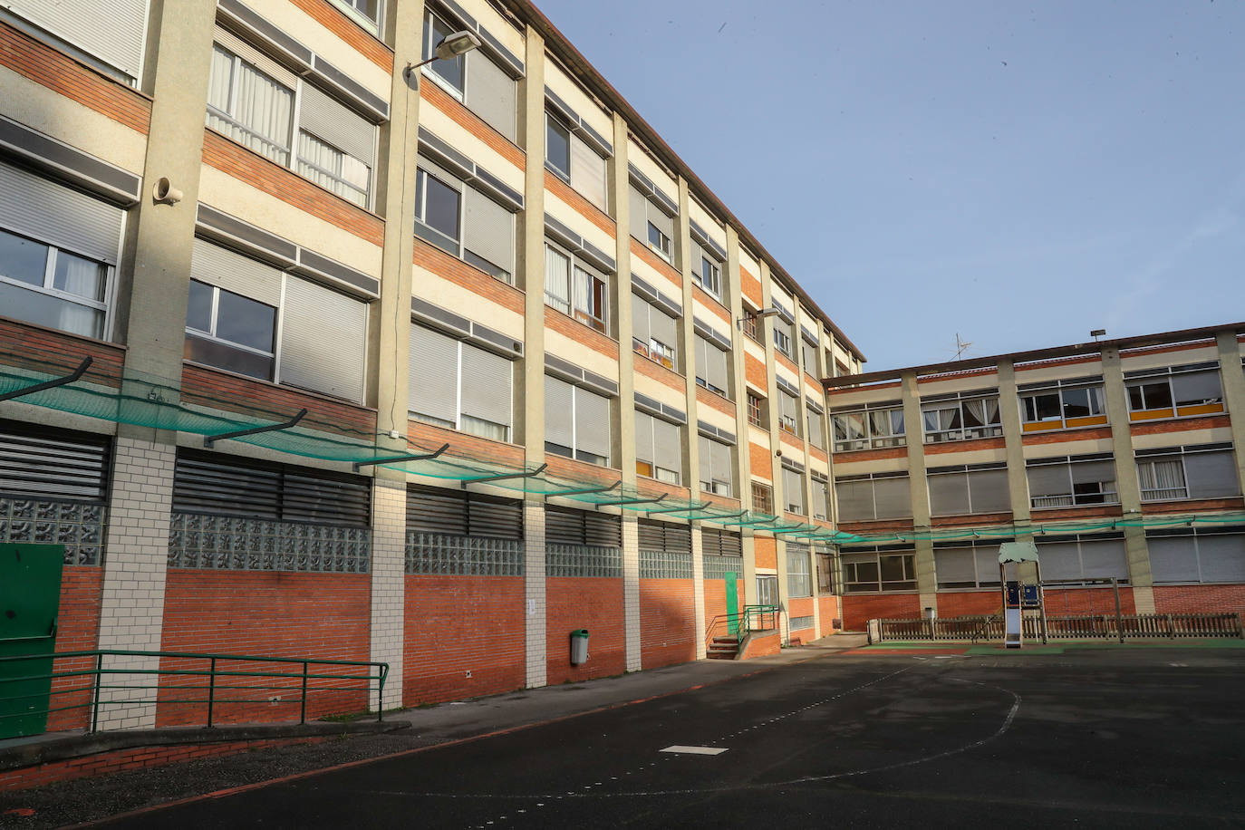 Fotos: Derrumbe en el colegio Rey Pelayo de Gijón