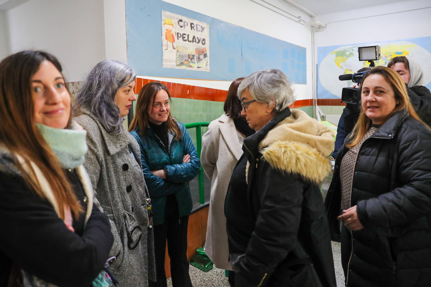 Fotos: Derrumbe en el colegio Rey Pelayo de Gijón