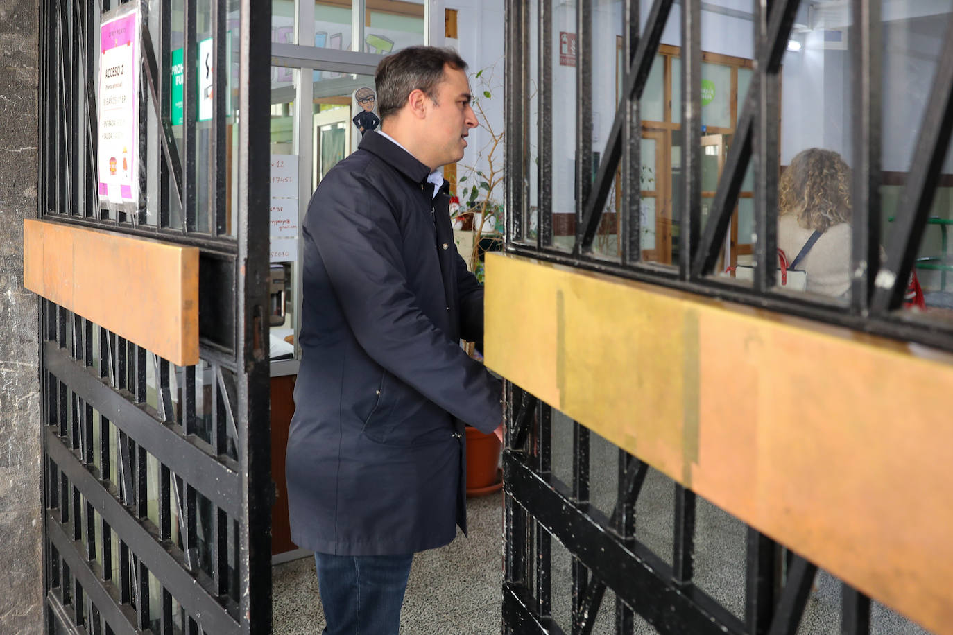 Fotos: Derrumbe en el colegio Rey Pelayo de Gijón