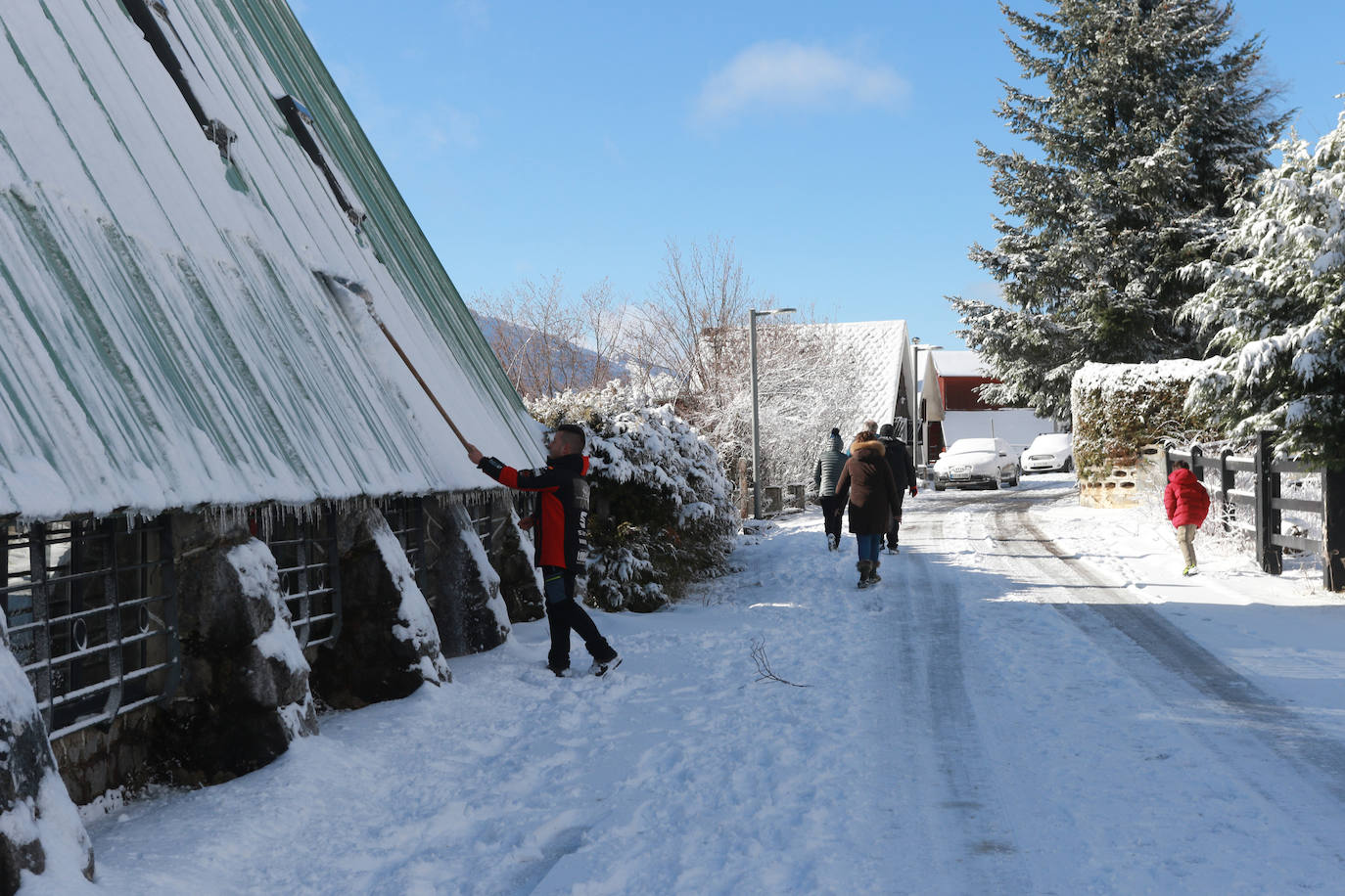 Fotos: Las primeras nieves en Asturias