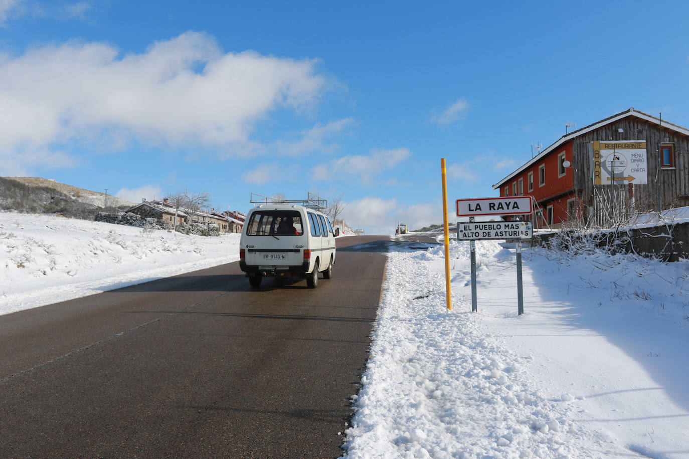 Fotos: Las primeras nieves en Asturias