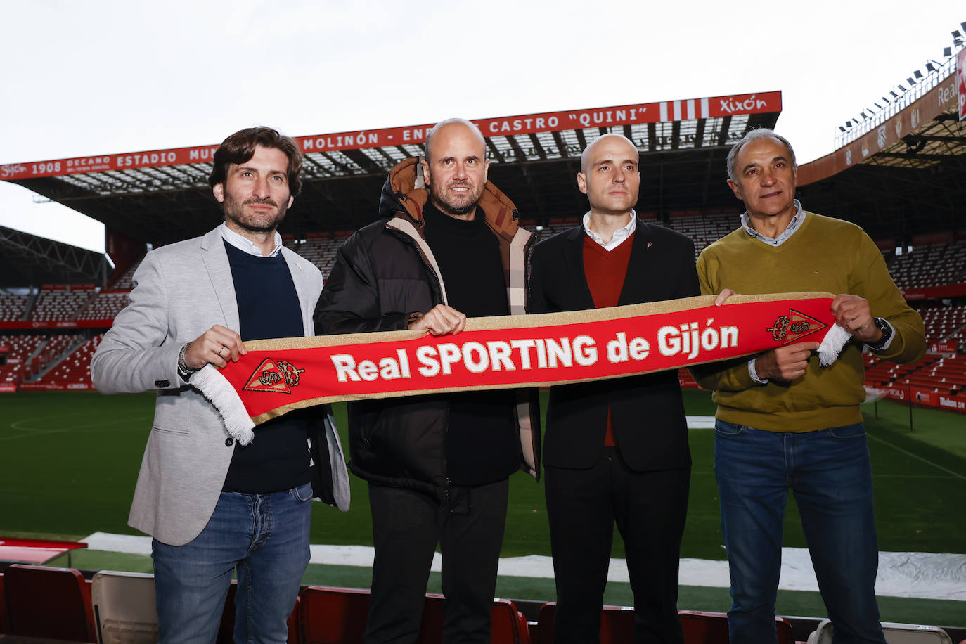 Fotos: El Sporting presenta al nuevo entrenador