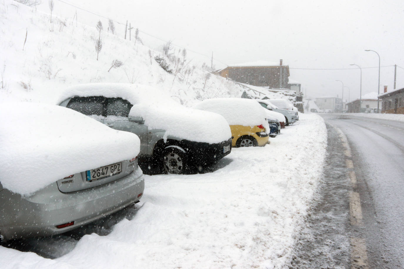 Fotos: Pajares se tiñe de blanco