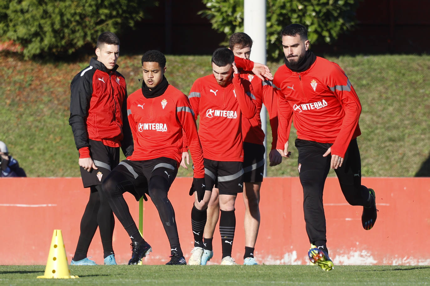 Fotos: Entrenamiento del Sporting (21/01/2023)