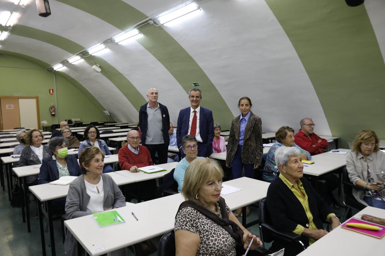 Inicio del presente curso de la UNED en la sede de Gijón el pasado mes de diciembre. 