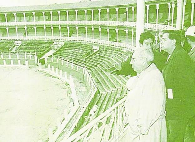 Areces y Granda supervisan las obras en El BIbio.