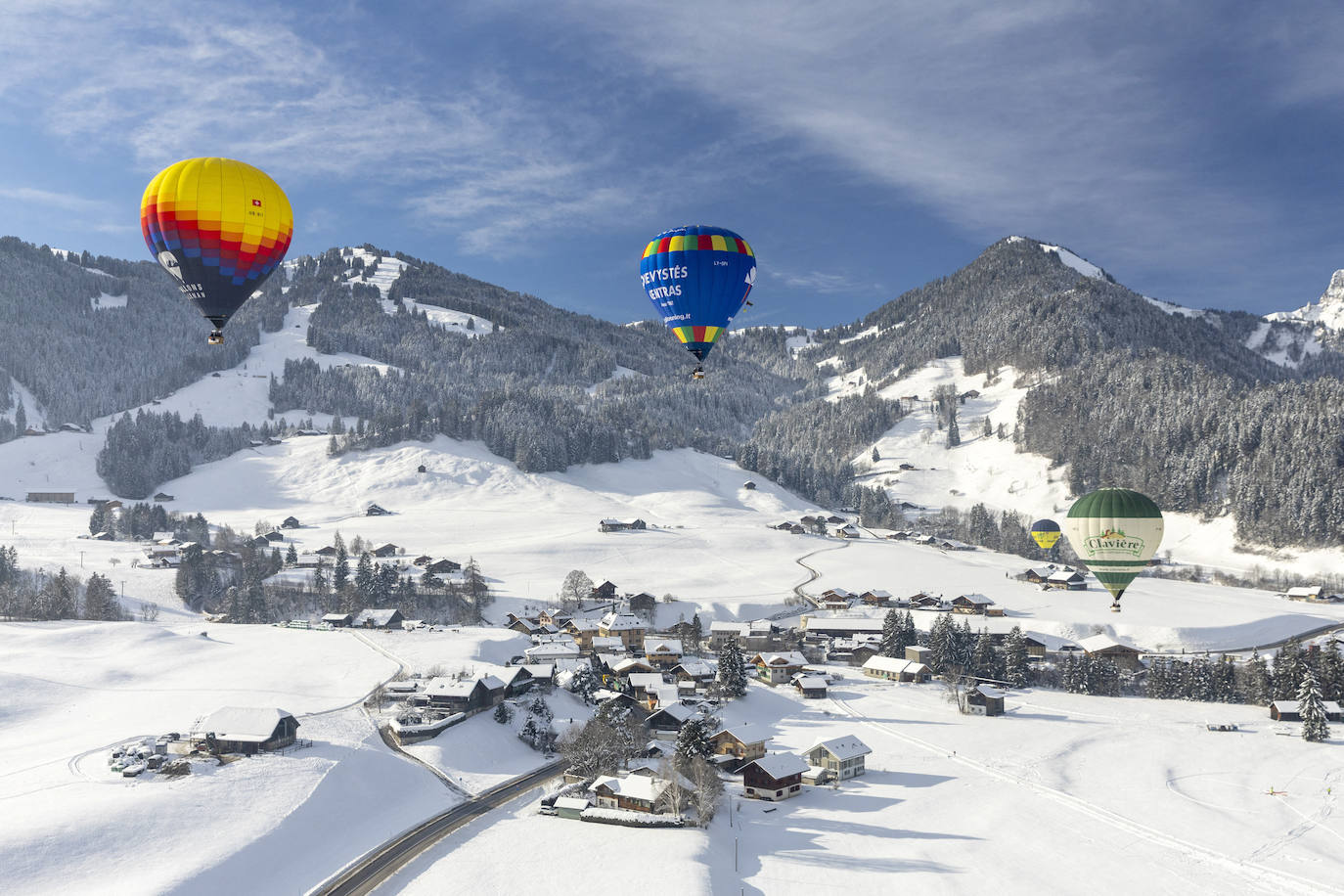 Fotos: Vistas de pájaro desde un globo aerostático