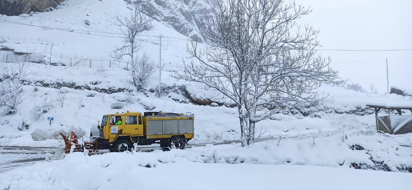 Fotos: Las imágenes que deja la nieve en Somiedo