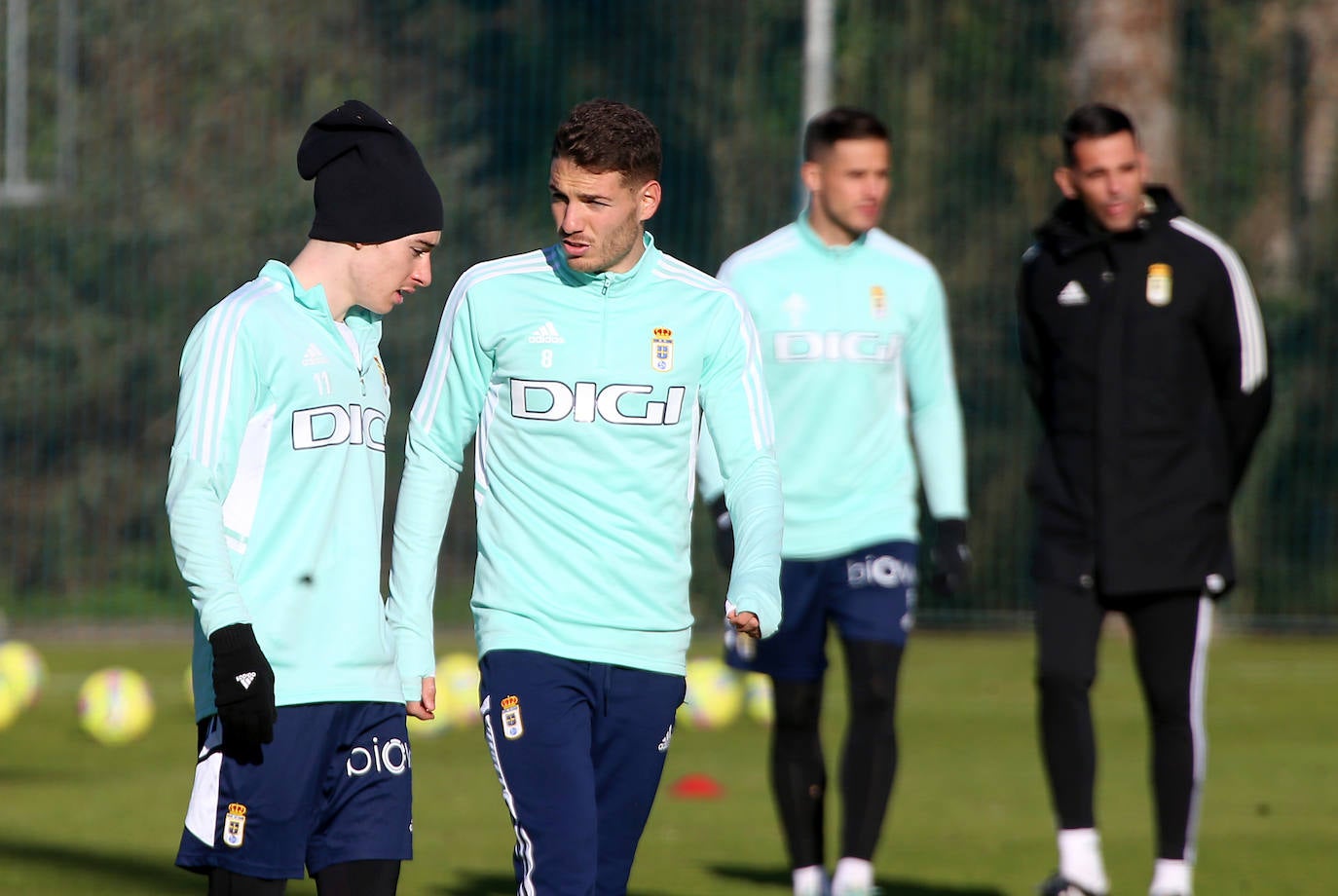 Fotos: Entrenamiento del Real Oviedo (01/02/2023)