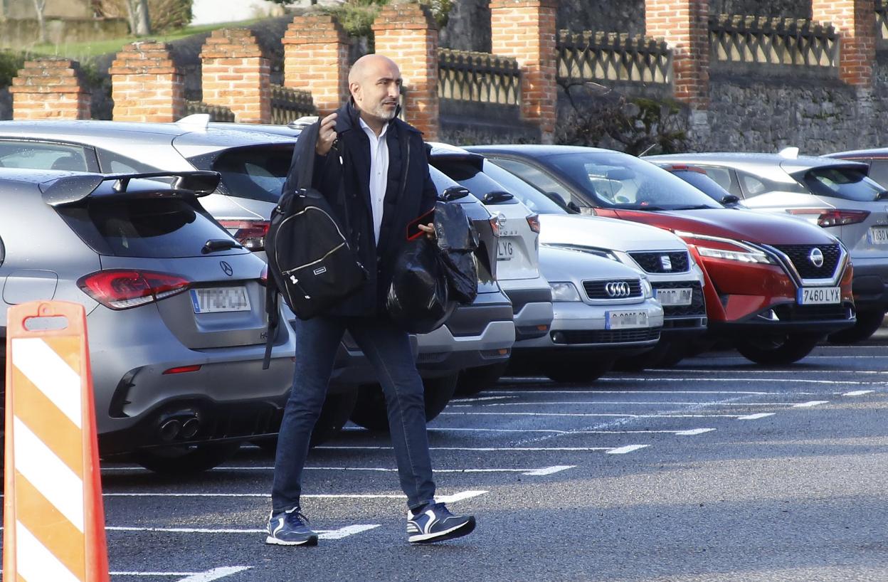 Abelardo, en su último día en Mareo. 