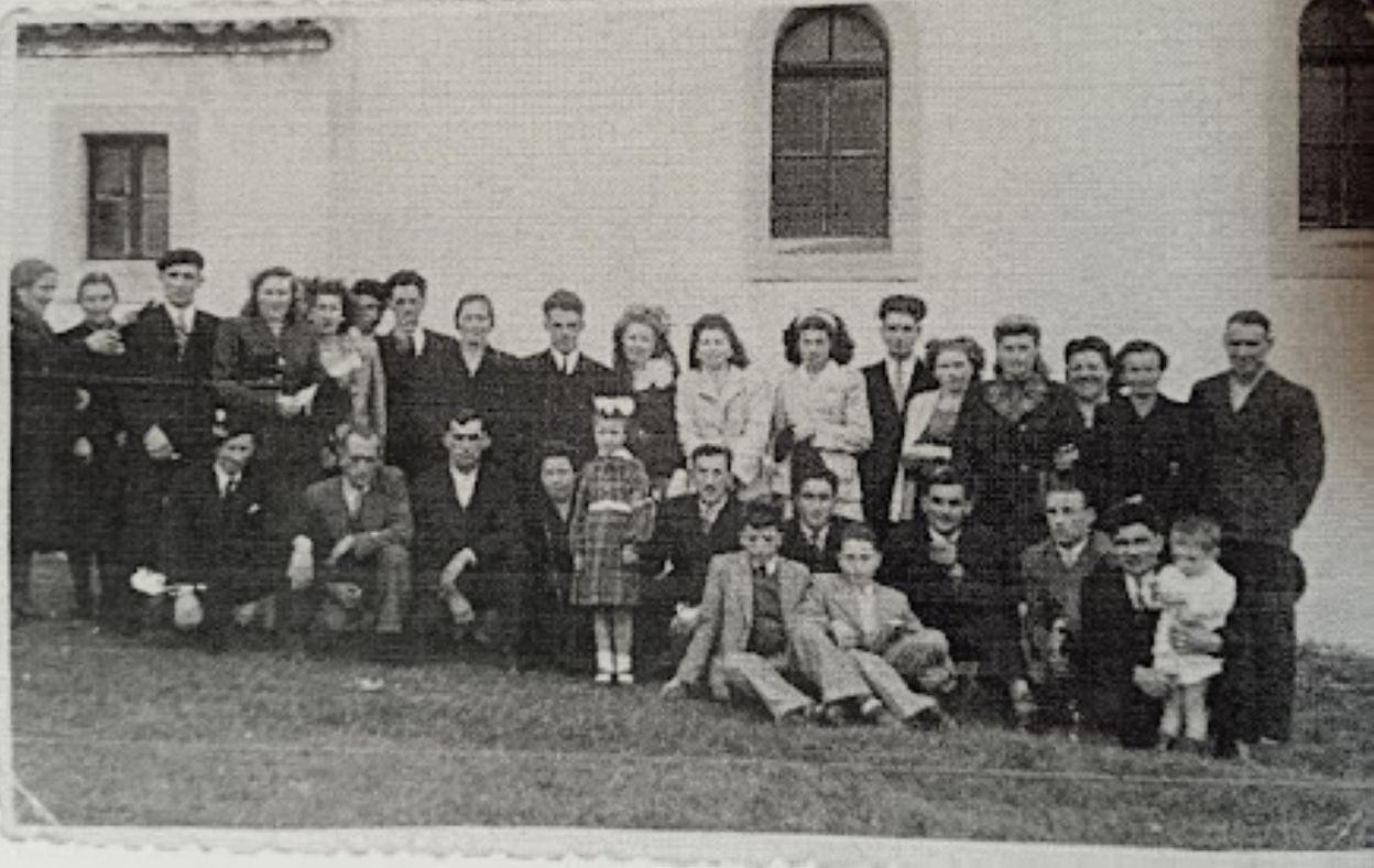 Imagen del archivo de la asociación correspondiente a una boda. 