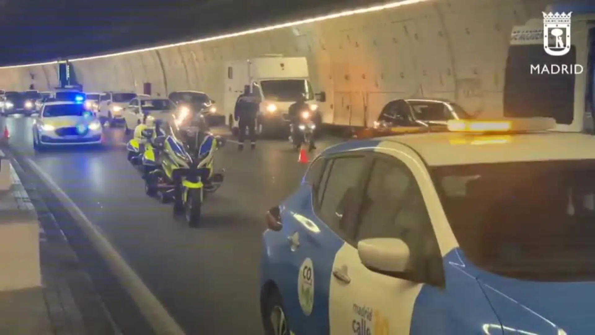 Muere Un Motorista Al Chocar Contra El Muro De Un Túnel En Madrid | El ...