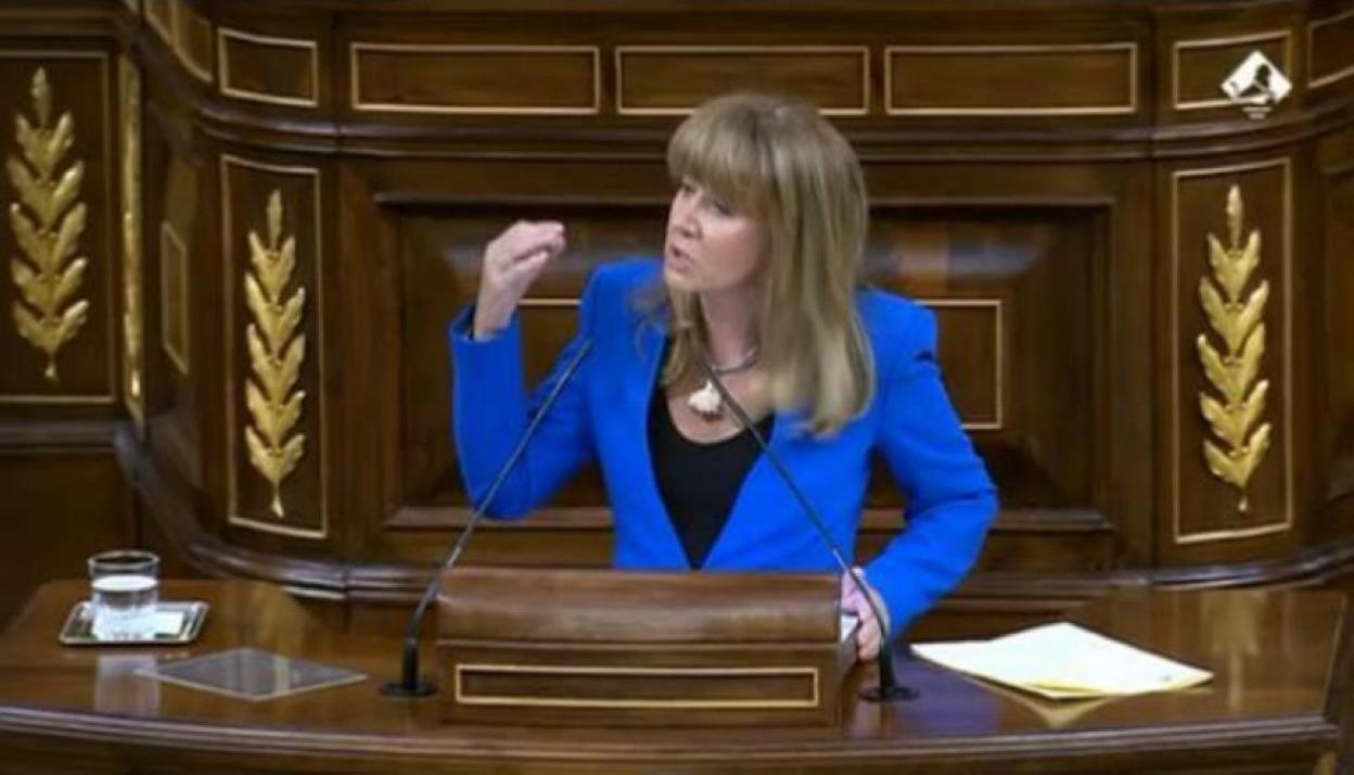 Paloma Gázquez, ayer, en el Congreso de los Diputados. 