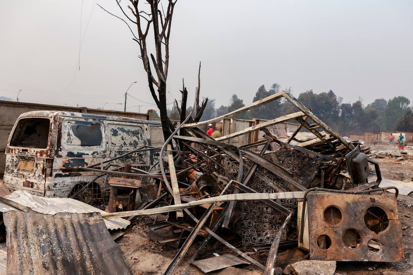 Fotos: El infierno de fuego de Chile
