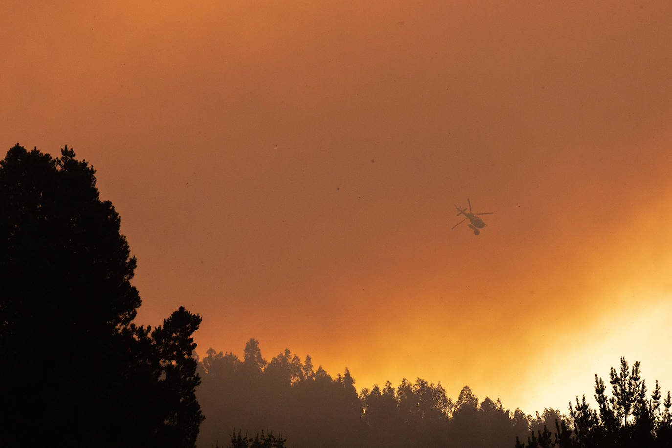 Fotos: El infierno de fuego de Chile