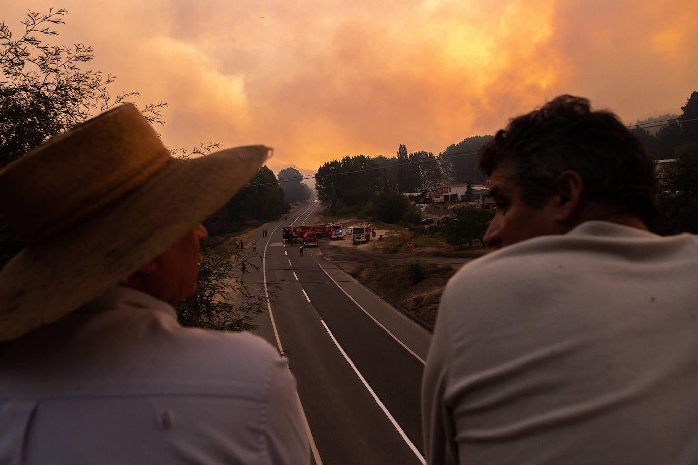 Fotos: El infierno de fuego de Chile
